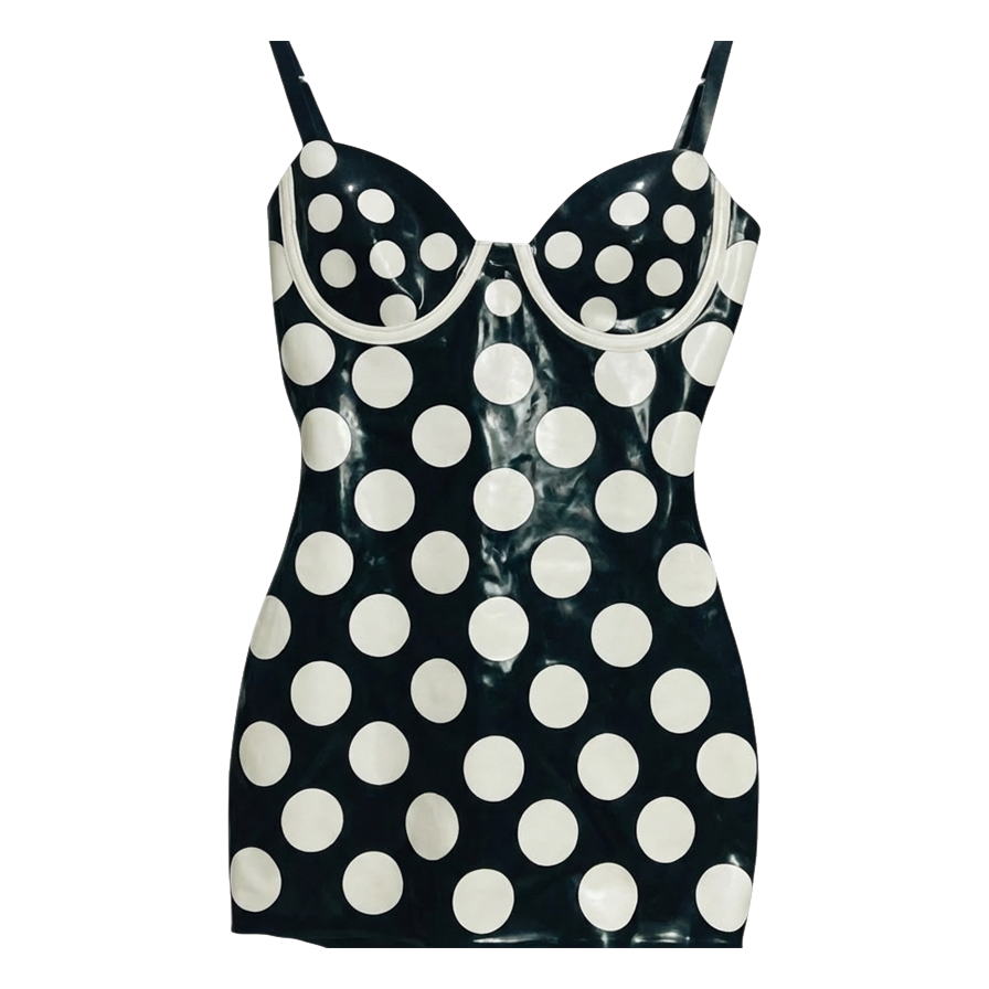 Domino Latex Dress